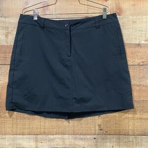Champion Black Skort with Logo Size 14
